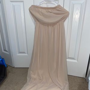 Strapless dress